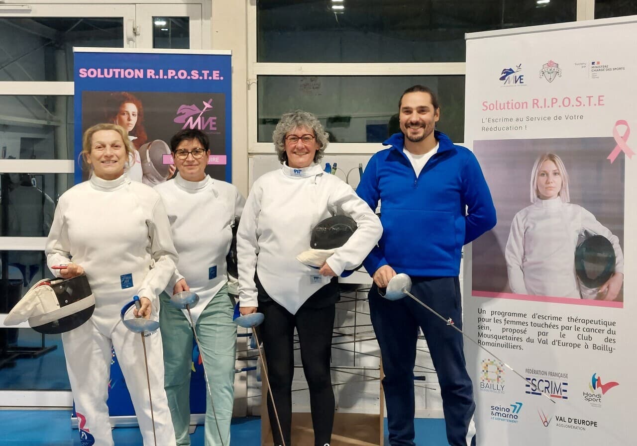L'escrime, arme de résistance contre le cancer du sein